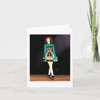 Irish Dancer notecard