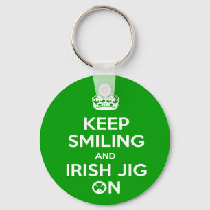 Irish Dancer's, Keep Calm Key Ring