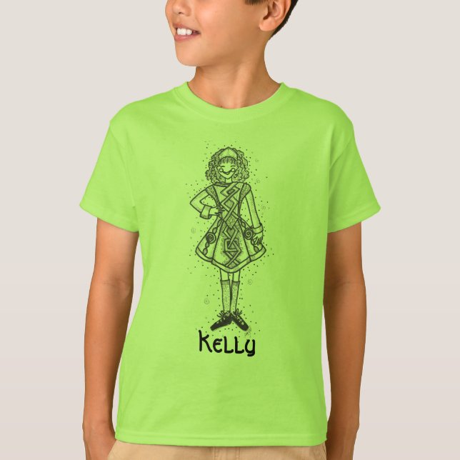 IRISH DANCERS RULE!! - Customised T-Shirt (Front)
