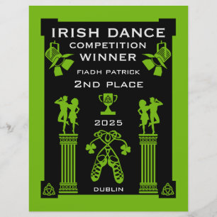 Irish Dancing Competition Certificate