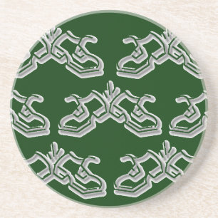 Irish Dancing Shoes St Patrick's Sandstone Coaster