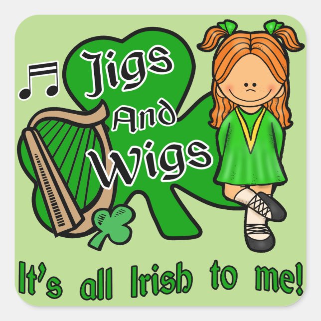 Irish Dancing Sticker (Front)