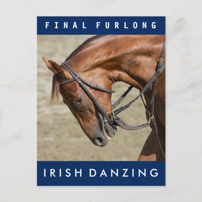 Irish Danzing - Oklahoma Training Track Postcard (Front)