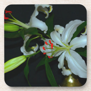 Irish Design-Brass and Flower Collection Coaster