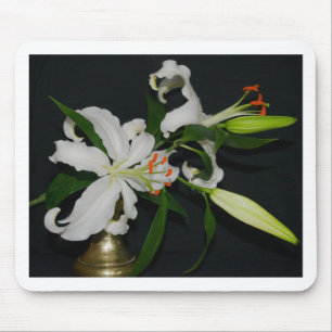 Irish Design-Brass and Flower Collection Mouse Pad