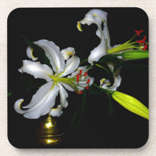 Irish Design-Brass and Flower Design Coaster