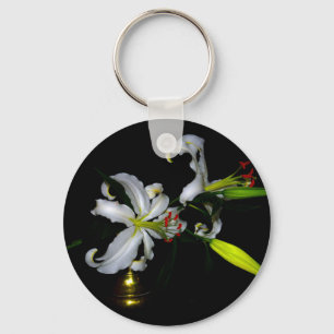 Irish Design-Brass and Flower Design Key Ring