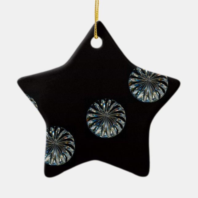 Irish Design-The Crystal Collection Ceramic Tree Decoration (Front)