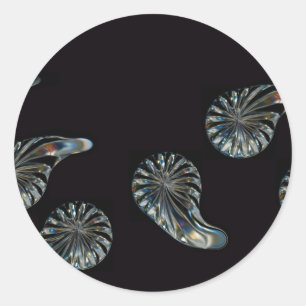 Irish Design-The Crystal Collection Classic Round Sticker