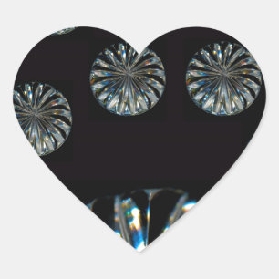 Irish Design-The Crystal Collection Heart Sticker
