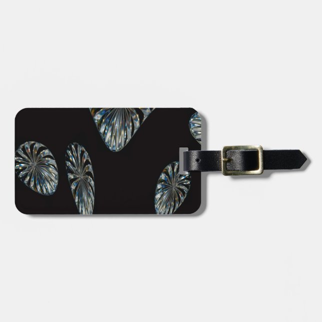 Irish Design -The Crystal Collection Luggage Tag (Front Horizontal)
