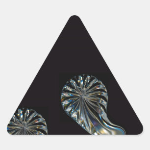 Irish Design-The Crystal Collection Triangle Sticker