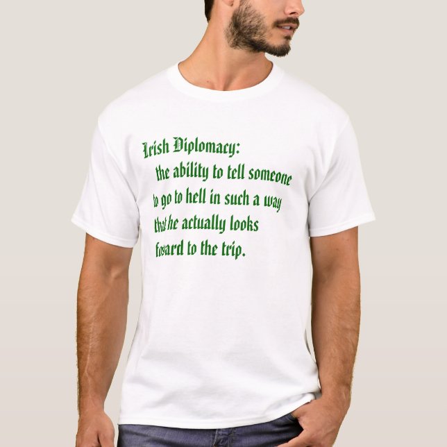 Irish Diplomat T-shirt (Front)