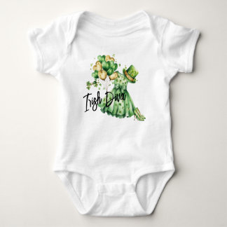 Irish Diva Infant Body T-Shirt St. Patrick's Day Baby Bodysuit