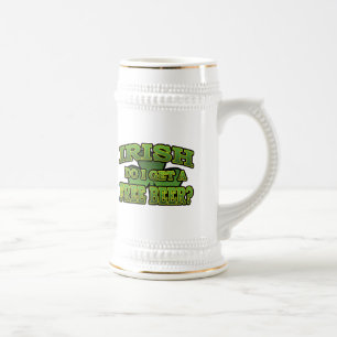 Irish Do I Get a Free Beer Mug