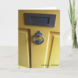 Irish Door Knocker Greeting Card
