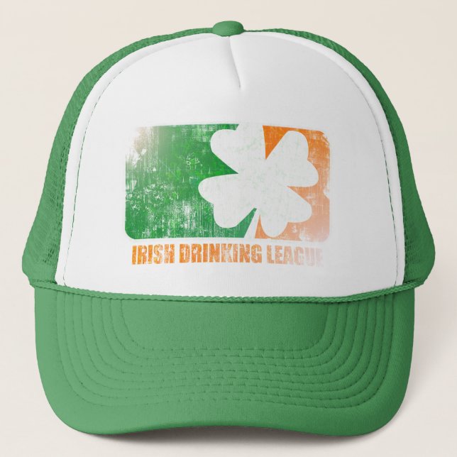 Irish Drinking League Trucker Hat (Front)