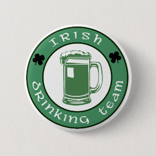 Irish Drinking Team Button