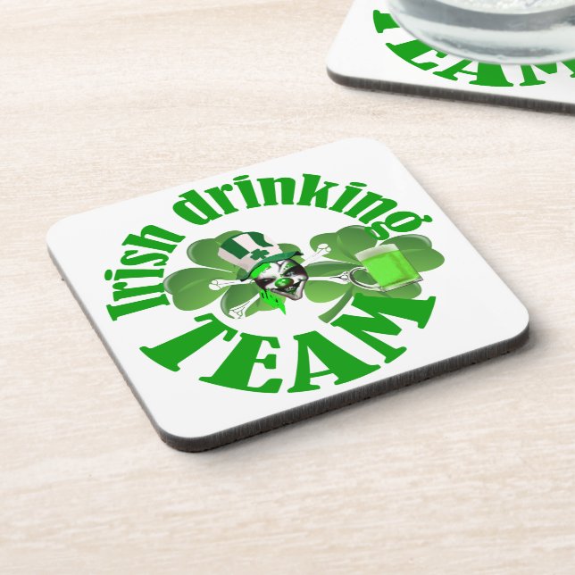 Irish drinking team coaster (Left Side)
