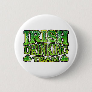 Irish Drinking Team Distressed Button