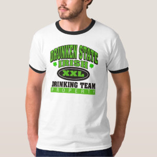 Irish Drinking Team Drunken State T-Shirt