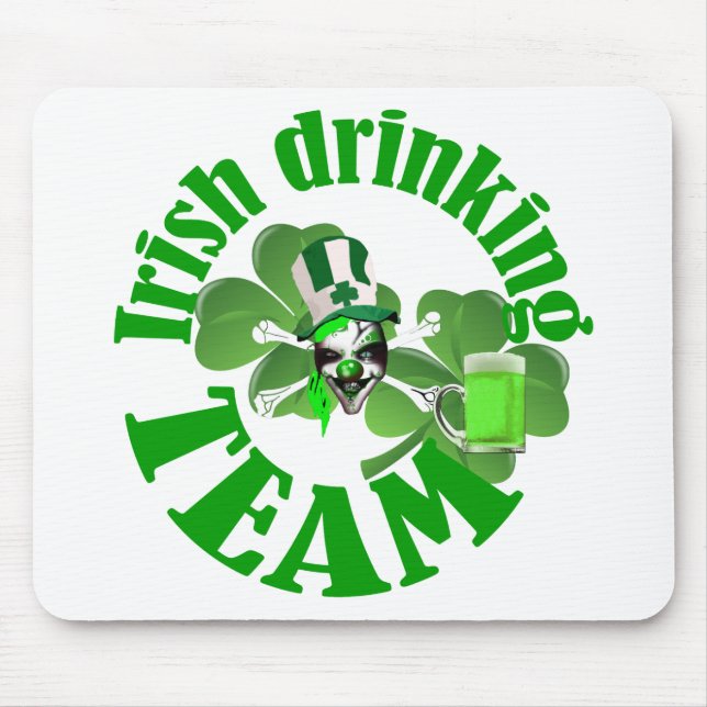 Irish drinking team mouse pad (Front)