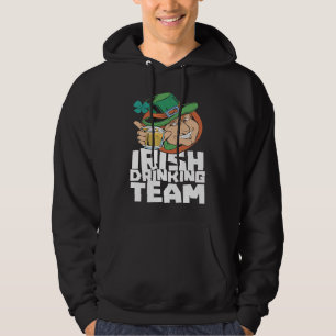 Irish Drinking Team St Patricks Day Ireland Leprec Hoodie