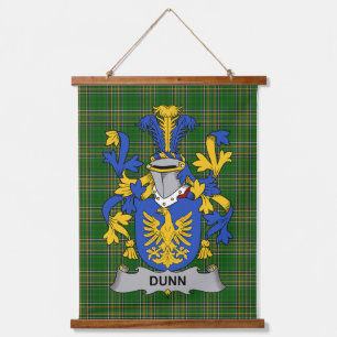 Irish Dunn or O_Dunn Coat of Arms Family Crest Hanging Tapestry