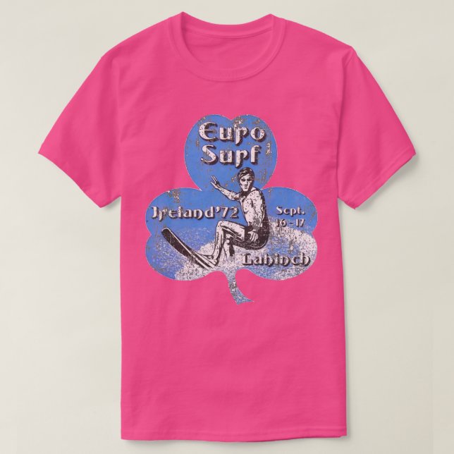 Irish Euro Surf Lahinch Ireland 1972 T-Shirt (Design Front)