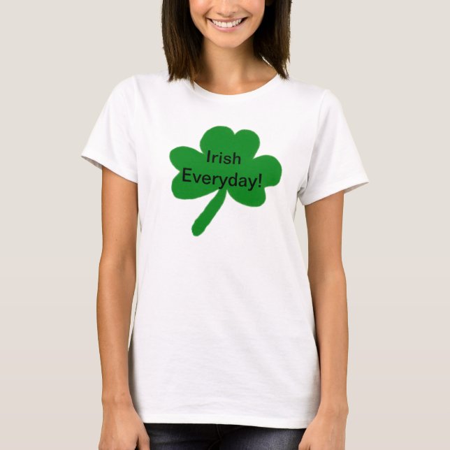 Irish Everyday Shamrock T-Shirt (Front)