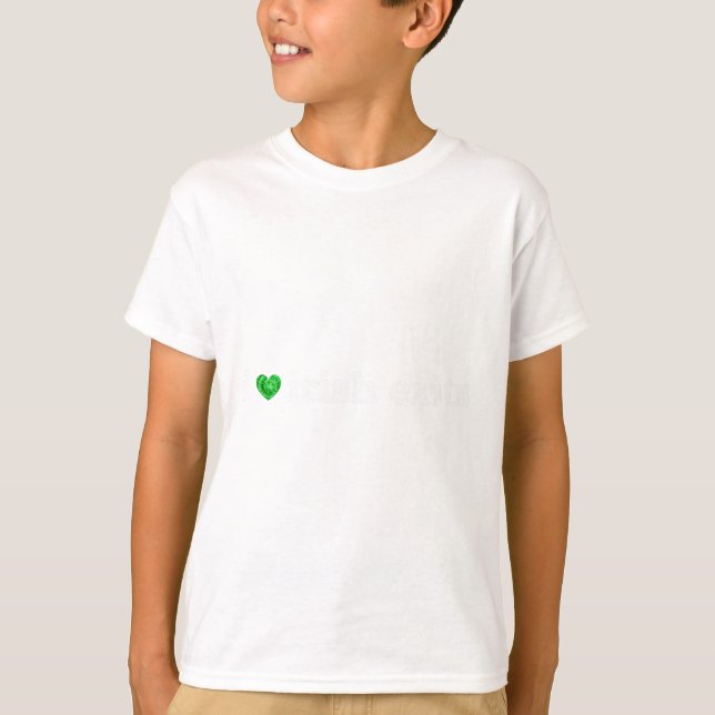 Irish Exit Funny St Patricks Day Irish Goodbye Sha T-Shirt (Front)