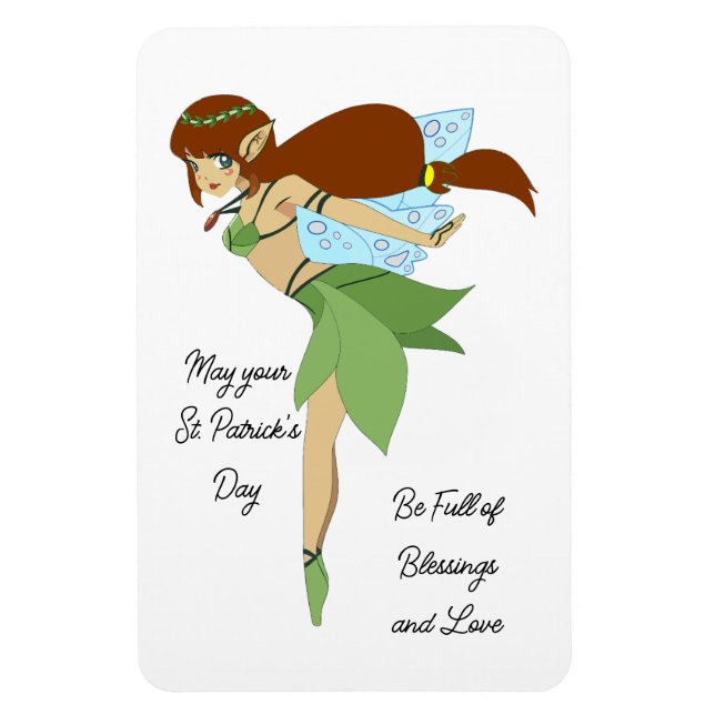 Irish Fairy Flexible Magnet (Vertical)