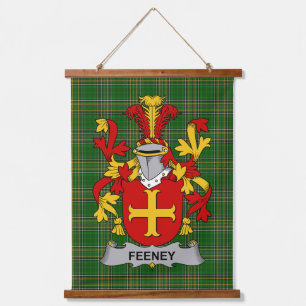 Irish Feeney or O_Feney Coat of Arms Family Crest Hanging Tapestry