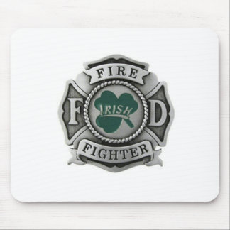 Irish Firefighter Badge Mouse Pad