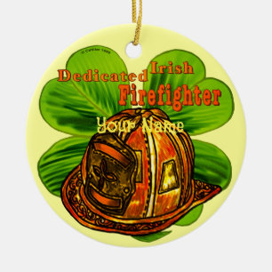 Irish Firefighter ornament