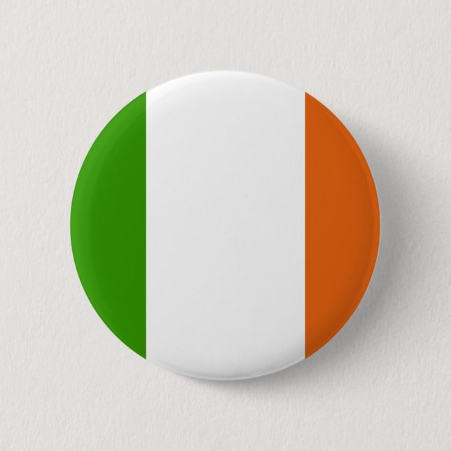 Irish Flag 6 Cm Round Badge (Front)