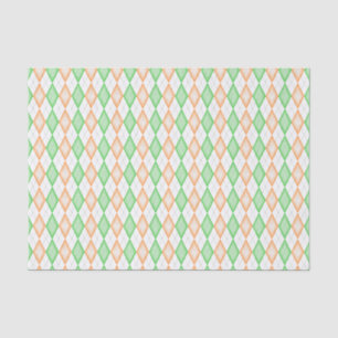 Irish Flag Argyle Tissue Paper