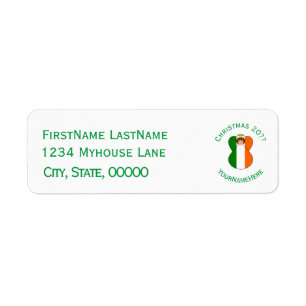 Irish Flag Christmas Angel Personalised