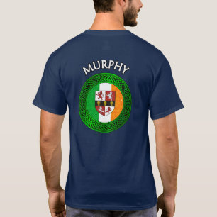 Irish Flag Clover Celtic Knot - Murphy T-Shirt