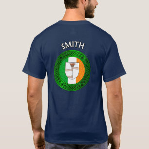 Irish Flag Clover Celtic Knot - Smith T-Shirt