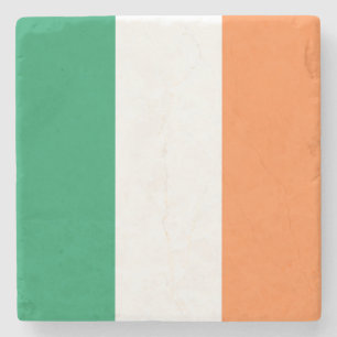 Irish Flag coastercn Stone Coaster