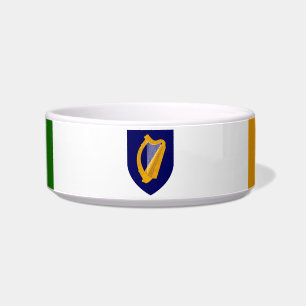 Irish flag-coat of arms bowl