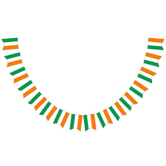 Irish Flag coloured Bunting Flags (All)