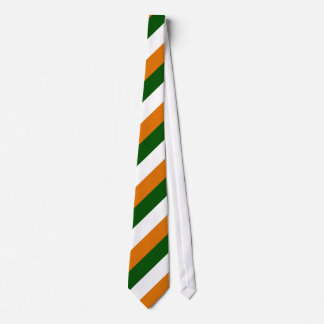 Irish Flag Colours in Diagonal Stripes Tie