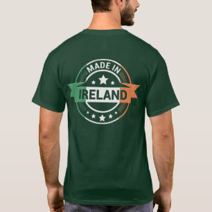 Irish Flag Colours Made in Ireland St. Patrick T-S T-Shirt