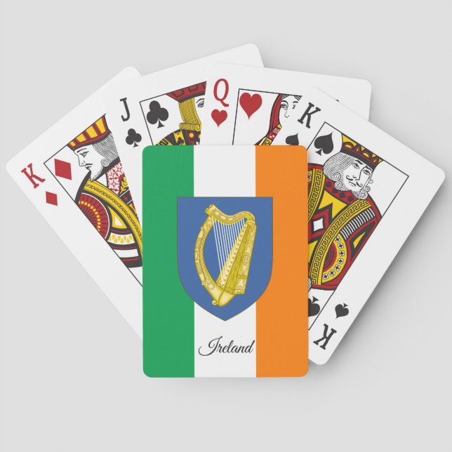 Irish Flag Games, Ireland Playing Cards (Back)