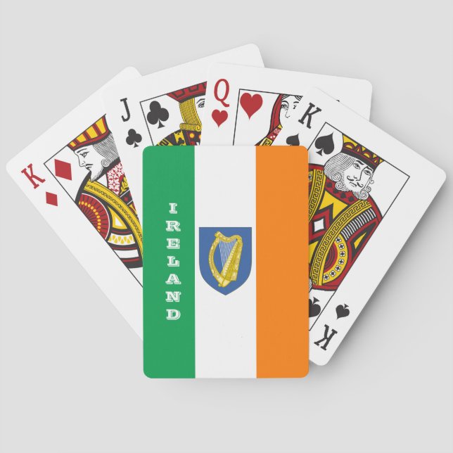 Irish Flag Games, Ireland Playing Cards (Back)