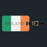 Irish Flag Ireland cd lt arc2 Luggage Tag<br><div class="desc">Irish Flag Ireland Customisable Details Luggage Tag

Design © Trinkets and Things 2017 - AHP Design. All Rights Reserved.</div>