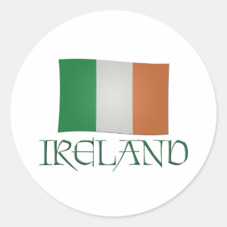 Irish Flag -- Ireland Classic Round Sticker