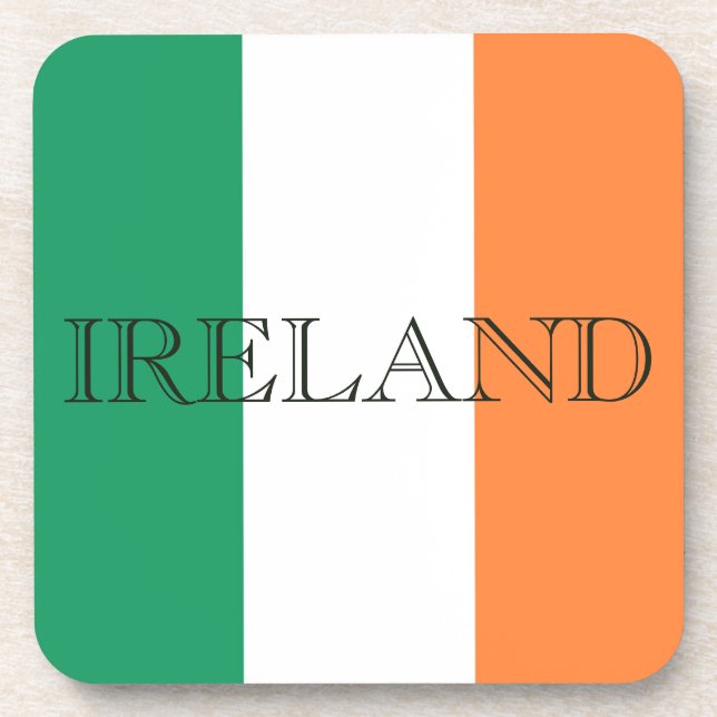 Irish Flag Ireland coastercn Coaster (Front)